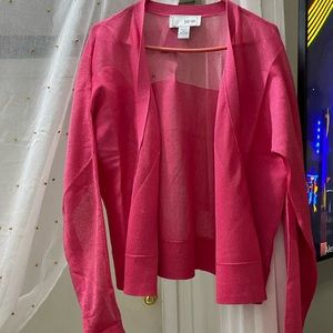 I am selling a pink sweater size two.